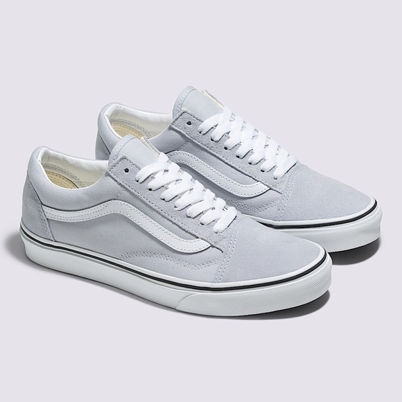 Vans Old Skool Shoes-  Grey Dawn/White - Picture 2 of 7